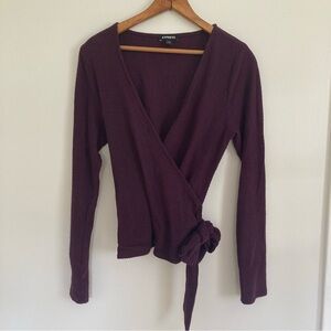 Wrap Top - Purple